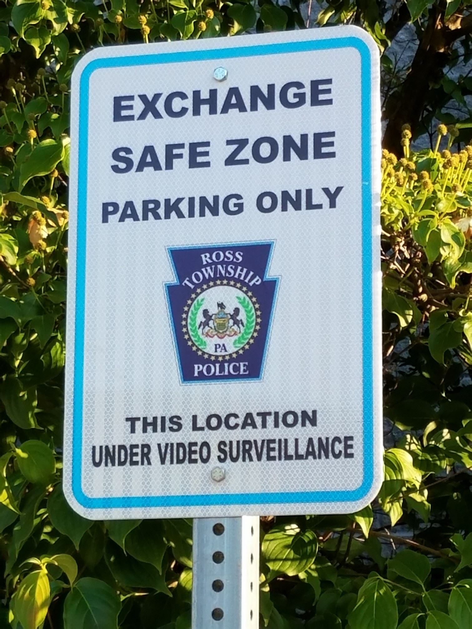 RossPD Safe Exchange sign